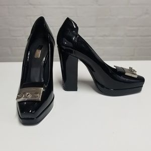 Calvin Klein Black Patent Leather Pumps/Heels